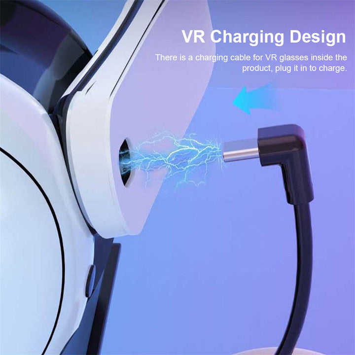 Storage Rack for Meta Quest 3S / Quest 3 / Quest 2 VR Headset Charging Stand Controller Desktop Organizer Metanexus XR