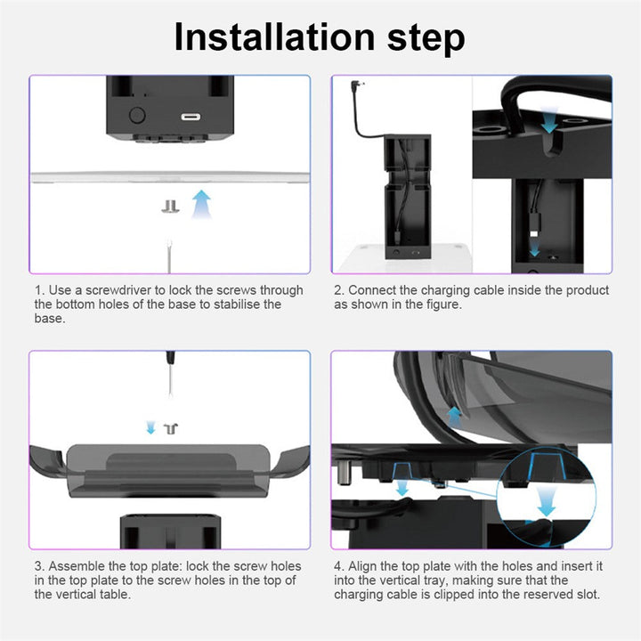 Storage Rack for Meta Quest 3S / Quest 3 / Quest 2 VR Headset Charging Stand Controller Desktop Organizer Metanexus XR
