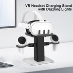 Storage Rack for Meta Quest 3S / Quest 3 / Quest 2 VR Headset Charging Stand Controller Desktop Organizer Metanexus XR