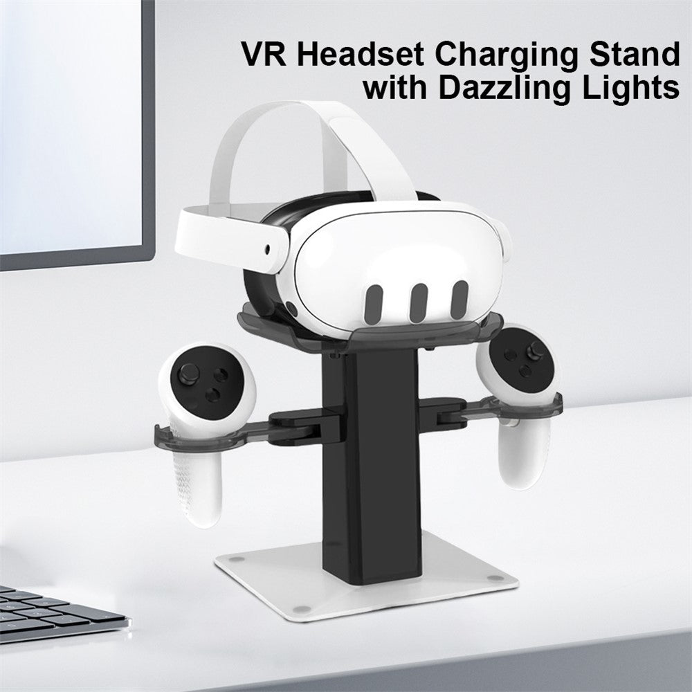 Storage Rack for Meta Quest 3S / Quest 3 / Quest 2 VR Headset Charging Stand Controller Desktop Organizer Metanexus XR
