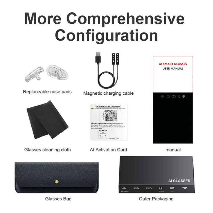 A17 Stainless Steel Large Frame Smart Glasses AI Translation Bluetooth-compatible Audio Sunglasses Metanexus XR