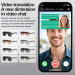 A17 Stainless Steel Large Frame Smart Glasses AI Translation Bluetooth-compatible Audio Sunglasses Metanexus XR