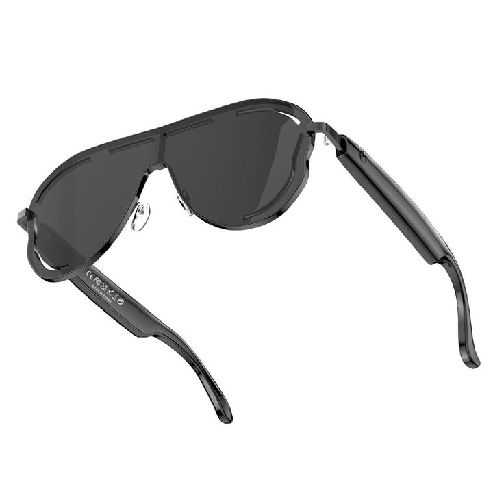 A17 Stainless Steel Large Frame Smart Glasses AI Translation Bluetooth-compatible Audio Sunglasses Metanexus XR