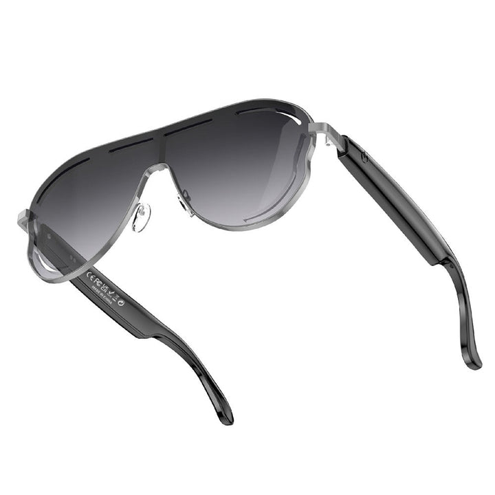 A17 Stainless Steel Large Frame Smart Glasses AI Translation Bluetooth-compatible Audio Sunglasses Metanexus XR