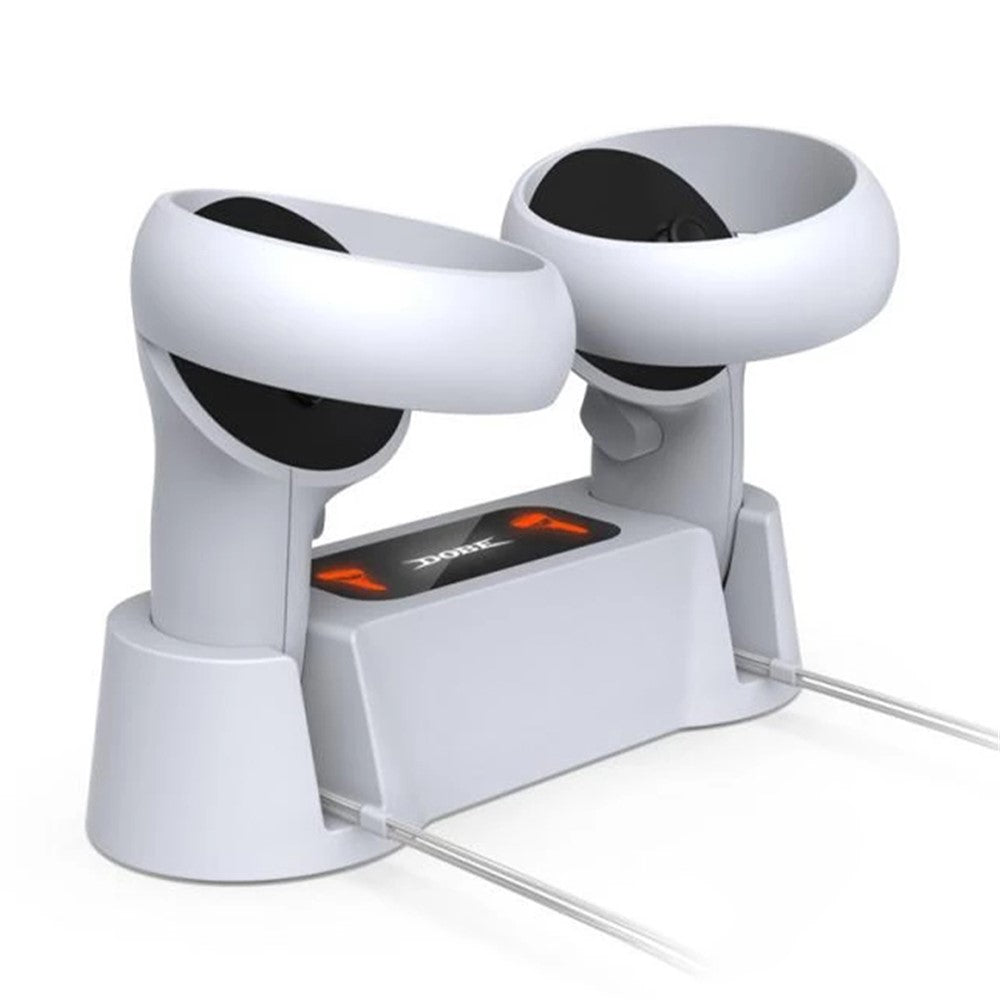 DOBE TY-18170 Charging Dock Station Dual Controller Charger Holder Base for Oculus Quest 2 VR Accessories Metanexus XR