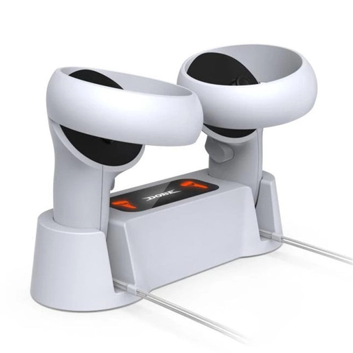 DOBE TY-18170 Charging Dock Station Dual Controller Charger Holder Base for Oculus Quest 2 VR Accessories Metanexus XR