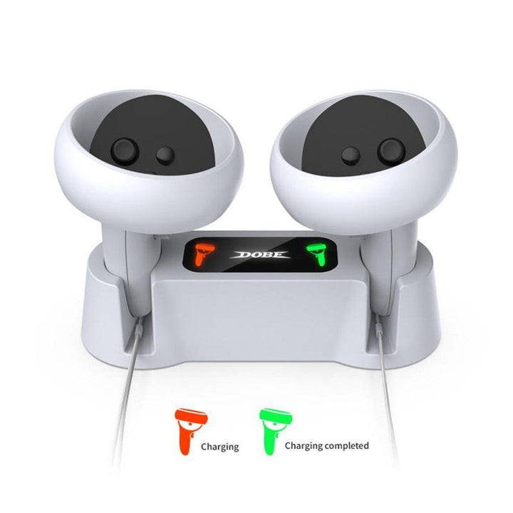 DOBE TY-18170 Charging Dock Station Dual Controller Charger Holder Base for Oculus Quest 2 VR Accessories Metanexus XR