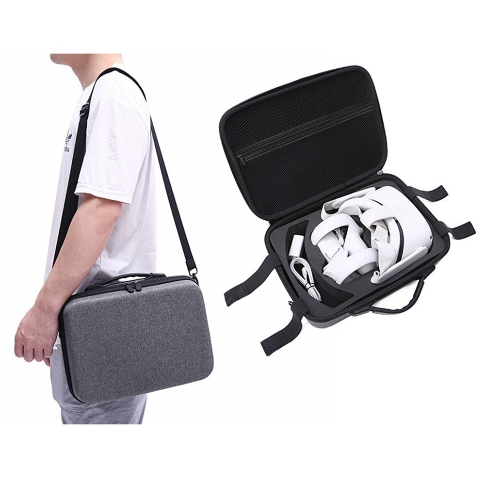 BKANO Hard Carrying Box Handbag Compatible for Oculus Quest 2 VR Accessories Travel and Home Organization Case Shoulder Bag Metanexus XR
