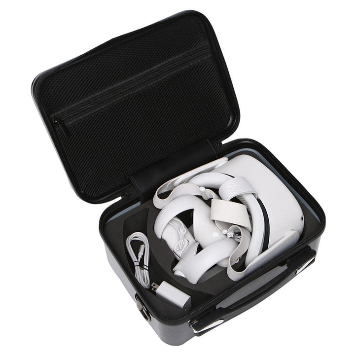 BKANO VR Glasses Carry Case for Oculus Quest 2 Brushed Shockproof Bag Portable Accessories Organization Box Metanexus XR