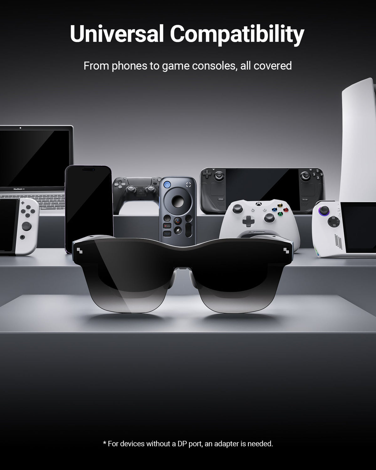 TV Glasses – 201" Sony Micro-OLED Screen with Quad-Speaker Audio, 120 Hz – tv glasses – photo 3 of 19