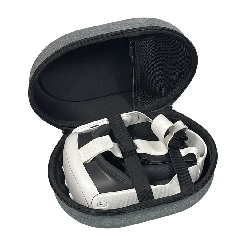 For Meta Quest 3 VR Headset Carrying Case EVA Shockproof Handbag Storage Bag