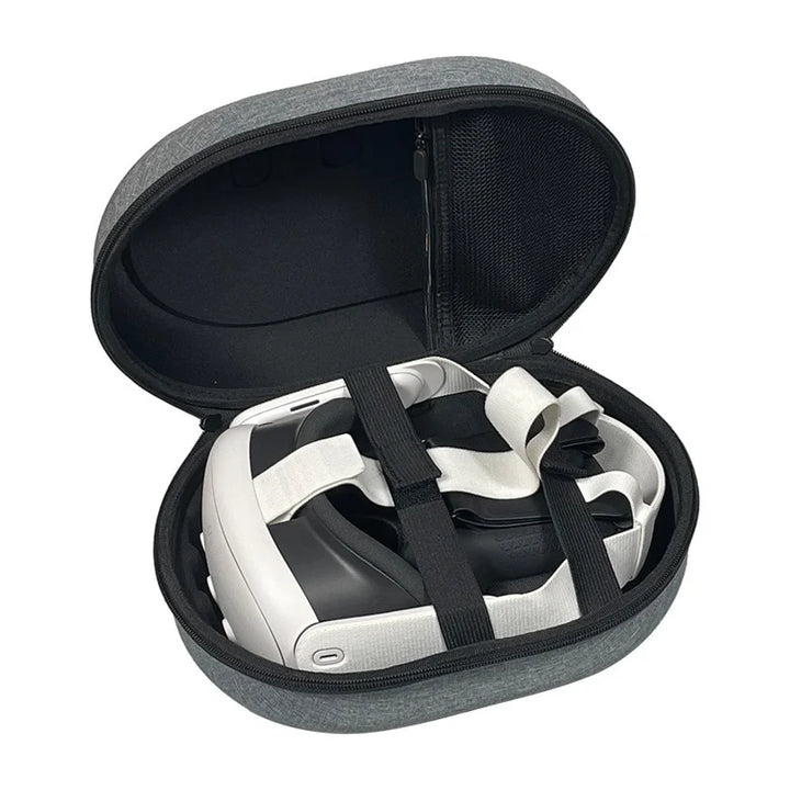 For Meta Quest 3 VR Headset Carrying Case EVA Shockproof Handbag Storage Bag