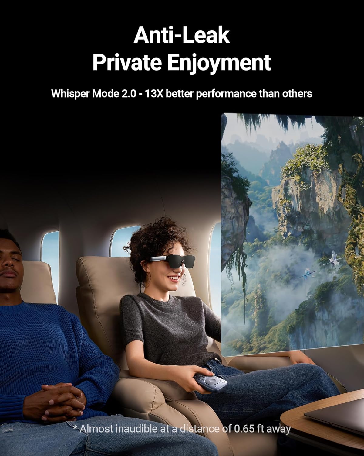TV Glasses – 201" Sony Micro-OLED Screen with Quad-Speaker Audio, 120 Hz – tv glasses – photo 6 of 19