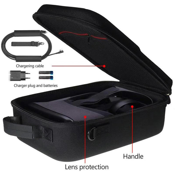 EVA + Oxford Cloth Shockproof Storage Bag Carrying Case for Oculus Quest 2 VR Glasses Metanexus XR