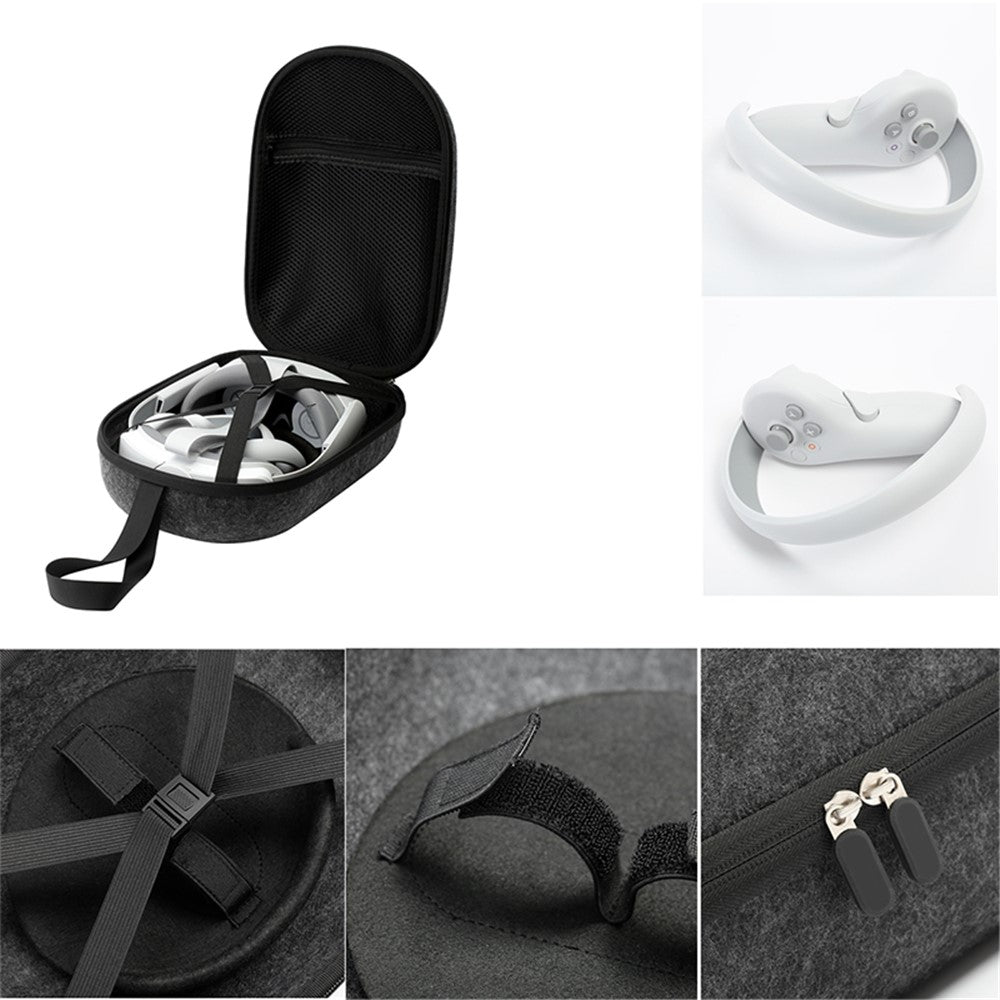 Travel Case For Pico 4 VR VR Gaming Headset Carrying Case Portable Felt Shell Bag Protective Storage Box Metanexus XR