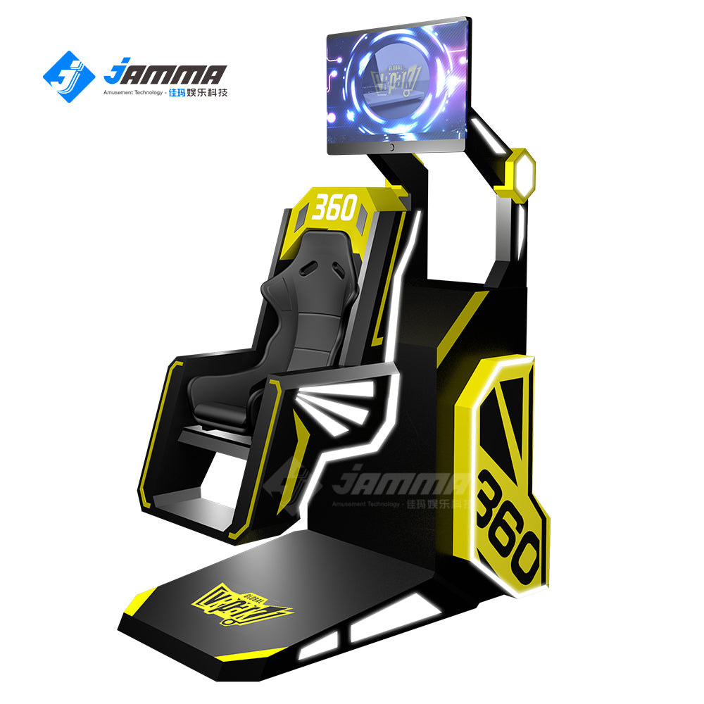 MetaNexusXR 720° rotating VR space flight simulator chair for immersive gaming. | MetaNexusXR