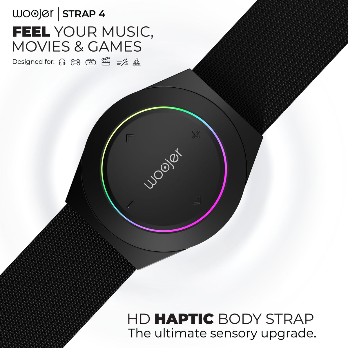 Haptic Strap – Portable Waist or Chest Haptic Audio Wearable, 10 h – haptic strap – photo 4 of 11