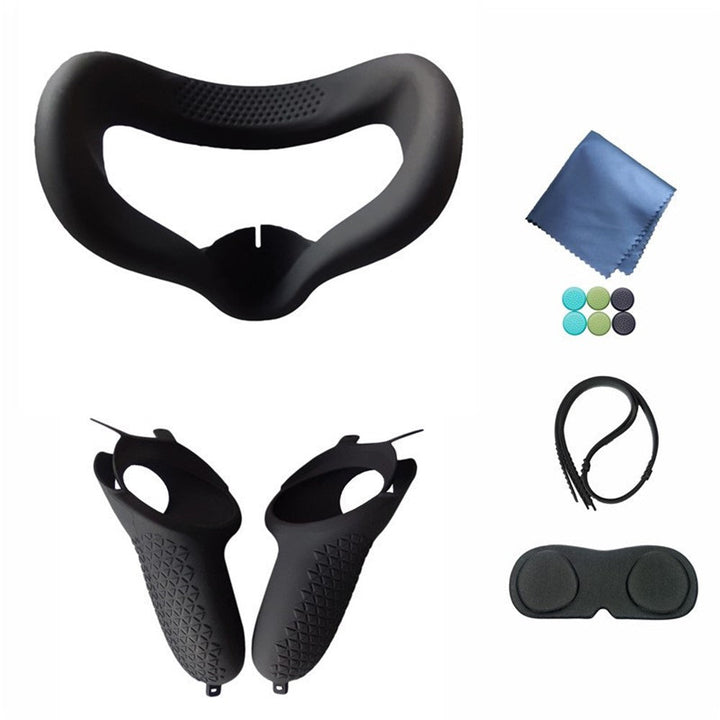 Silicone Cover for Oculus Quest 2 Face Mask Controller Grip Accessories Sweatproof Cushion Metanexus XR