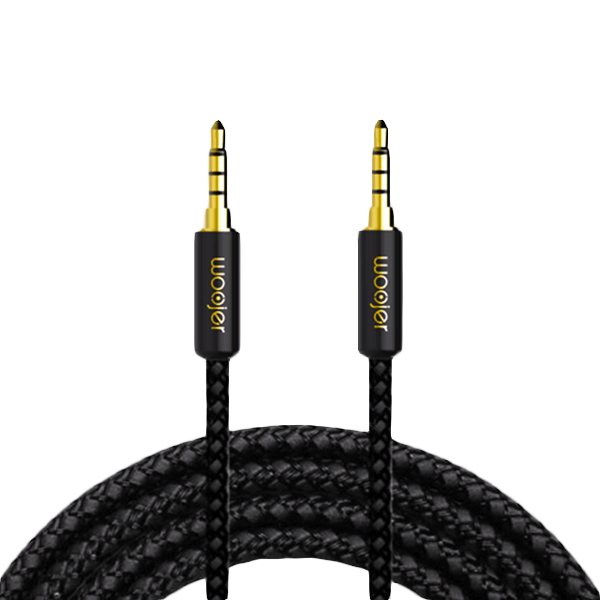 3.5mm Audio Cable – 1.2 m Gold-Plated TRRS, Braided and Double-Shielded – 3.5mm audio cable – photo 1 of 1