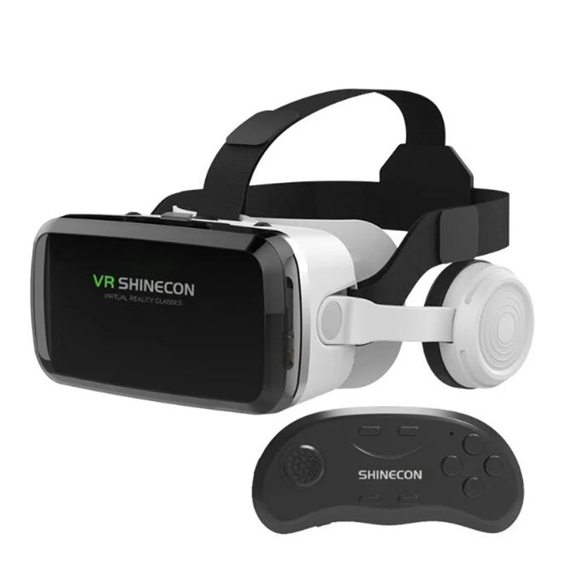 Wireless Virtual Reality Glasses IMAX Huge Screen 3D Glasses Google Cardboard Box VR Headset for 4.7-7.2" Phone,Support Gamepad Metanexus XR