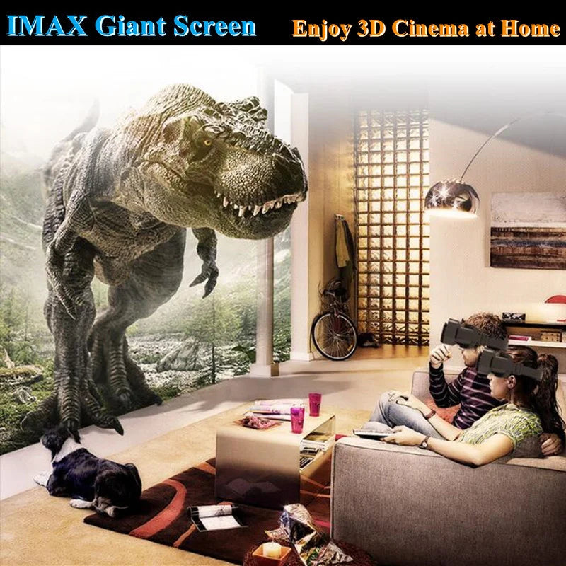 MetaNexusXR G10 VR headset with joystick, compatible with 4.7-7" smartphones for IMAX 3D viewing. | MetaNexusXR
