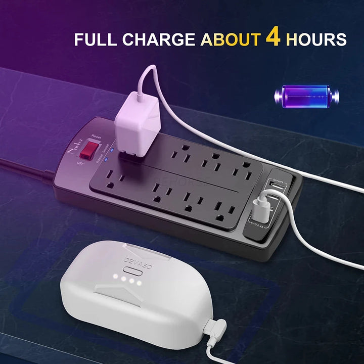 6000mAh Portable Battery Pack for Oculus Quest 2 & Meta Quest Pro - VR Charger with Head Strap Metanexus XR