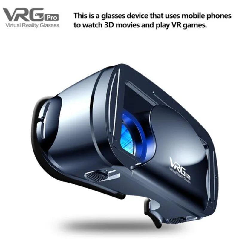 White VR headset with phone slot and wireless gamepad for immersive HD 3D play | MetaNexusXR