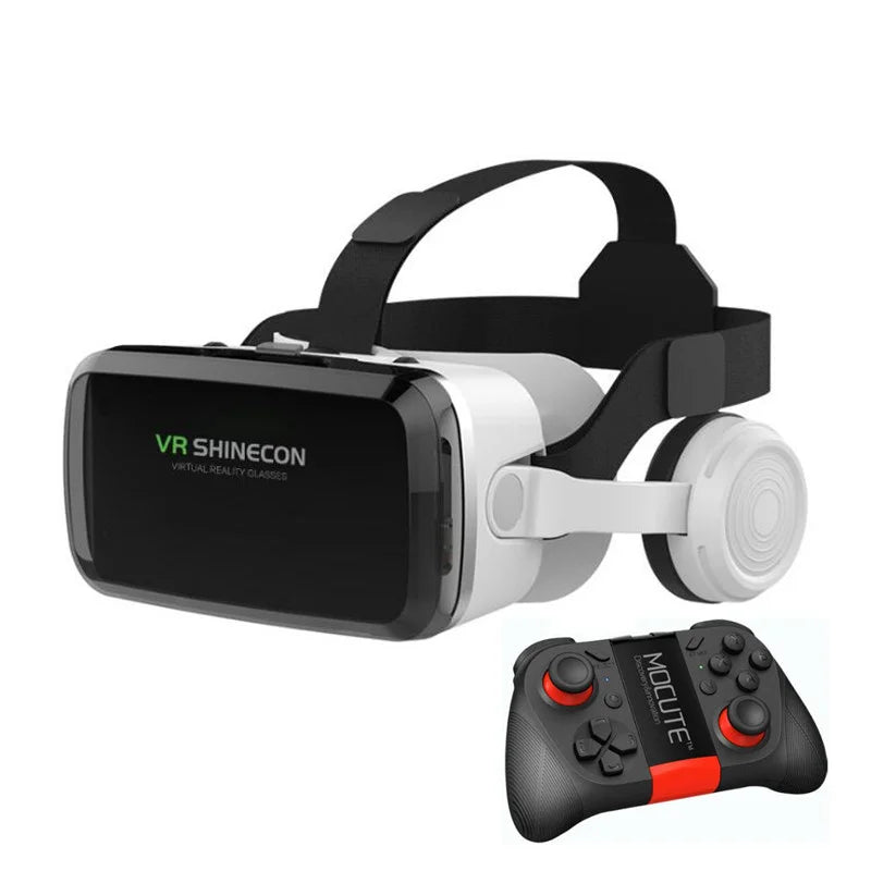 Wireless Virtual Reality Glasses IMAX Huge Screen 3D Glasses Google Cardboard Box VR Headset for 4.7-7.2" Phone,Support Gamepad Metanexus XR