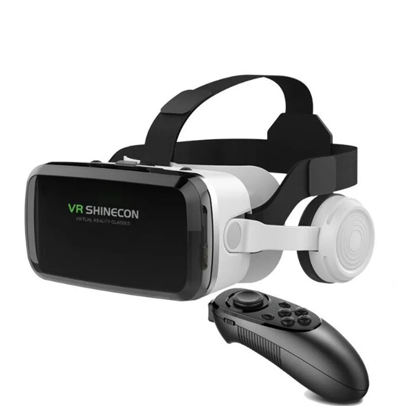 Wireless Virtual Reality Glasses IMAX Huge Screen 3D Glasses Google Cardboard Box VR Headset for 4.7-7.2" Phone,Support Gamepad Metanexus XR