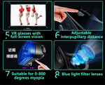 Black VR headset with matching gamepad for smartphone 3D play on tabletop | MetaNexusXR
