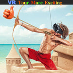MetaNexusXR headset showcases a vast IMAX-like 3D VR world, offering an immersive experience. | MetaNexusXR