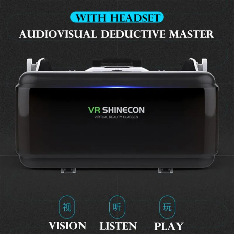 MetaNexusXR VR headset and IMAX screen with 3D glasses and phone holder. | MetaNexusXR