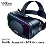 Cardboard-style VR headset with adjustable lenses for 5-7 inch smartphones and gamepad-friendly design | MetaNexusXR