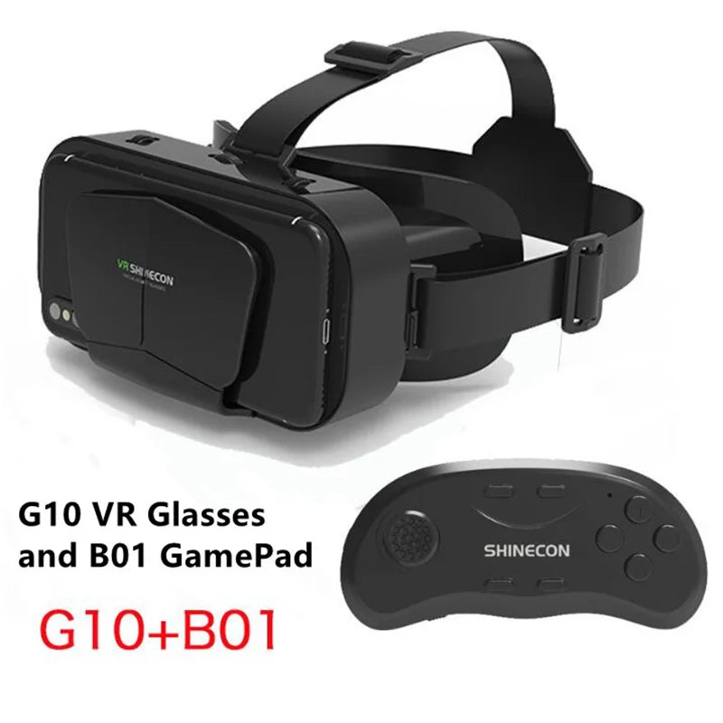MetaNexus XR G10 IMAX VR headset for smartphones, featuring 3D viewing and optional joystick. | MetaNexusXR