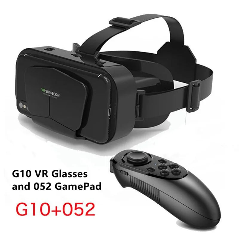 MetaNexusXR G10 IMAX VR headset with smartphone holder and joystick, compatible with 4.7-7" screens. | MetaNexusXR