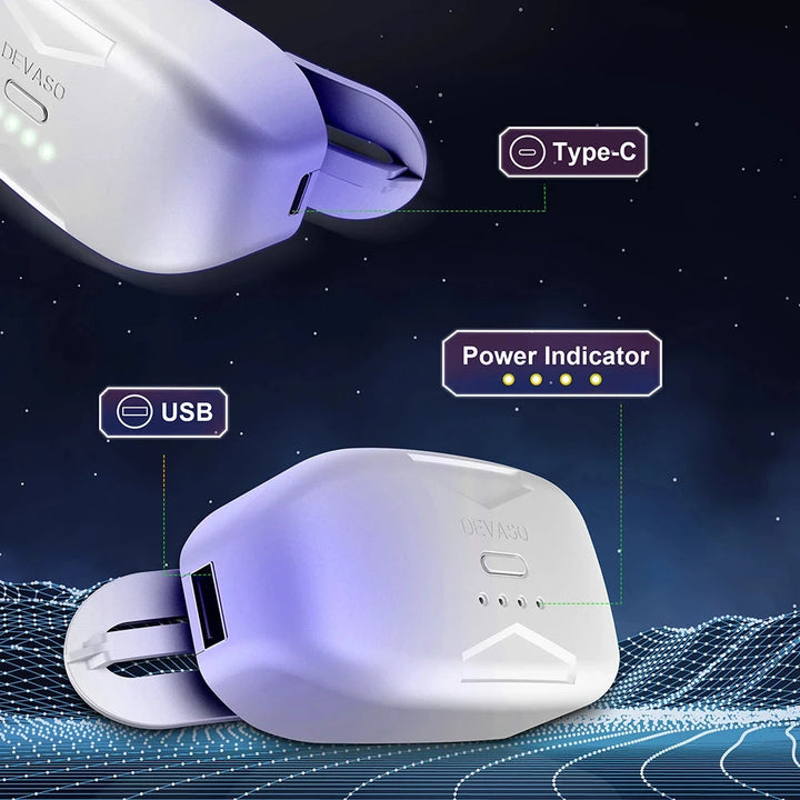 6000mAh Portable Battery Pack for Oculus Quest 2 & Meta Quest Pro - VR Charger with Head Strap Metanexus XR