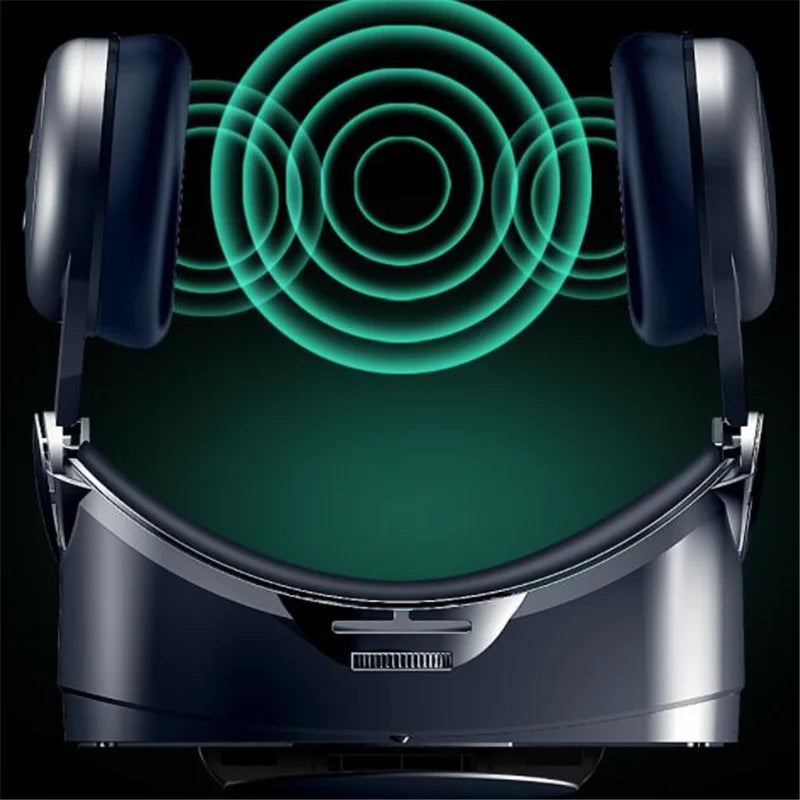 Black MetaNexusXR VR headset showcasing IMAX-like HD 3D housing for 5-7 inch phones | MetaNexusXR