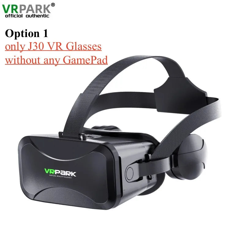 Original J30 4K Virtual Reality 3D Glasses Box Stereo VR Google Cardboard Headset Helmet for IOS Android Phone Max 6.7",Rocker Metanexus XR