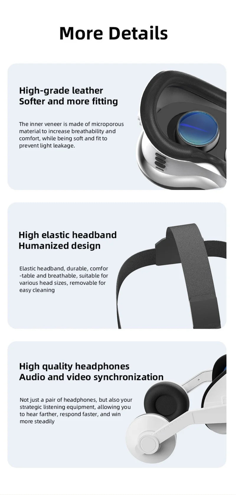 Black MetaNexusXR G18E VR headset with joystick support graphic showing HD phone display | MetaNexusXR