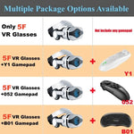 Virtual Reality VR Glasses for Phone IMAX Huge Screen 3D Glasses Google Cardboard Box VR Headset Helmet with Fan,Support Gamepad Metanexus XR