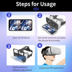 G15 IMAX VR headset with adjustable strap and phone slot for 4.7-7 inch screens | MetaNexusXR