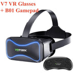 MetaNexusXR VR headset with V7 4K glasses for 4.7-6.7" phones, compatible with joysticks. | MetaNexusXR