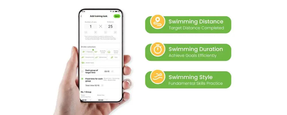 Holoswim 2 GO smart swim goggles with anti-fog UV lenses and lap-tracking display for pool training | MetaNexusXR
