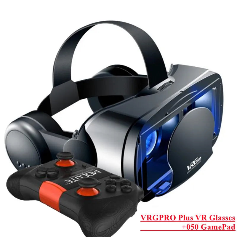 Virtual Reality VR Glasses IMAX Huge Screen Movie 3D Glasses Google Cardboard Box VR Helmet for 5-7" Phone,Support Game Joystick Metanexus XR
