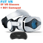 Virtual Reality VR Glasses for Phone IMAX Huge Screen 3D Glasses Google Cardboard Box VR Headset Helmet with Fan,Support Gamepad Metanexus XR