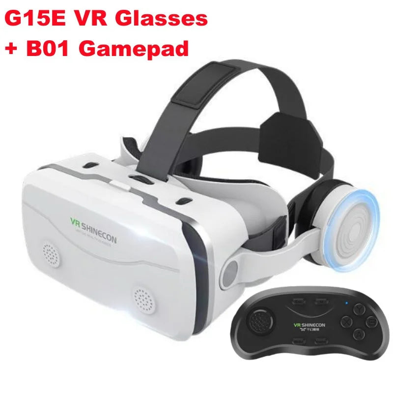 MetaNexusXR G15E VR headset projecting an IMAX 3D movie demo on a smartphone screen | MetaNexusXR