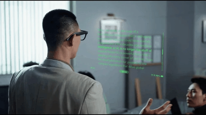 Rokid Glasses lightweight AR smartglasses take photos navigate in real time translate teleprompters AI Glasses Metanexus XR