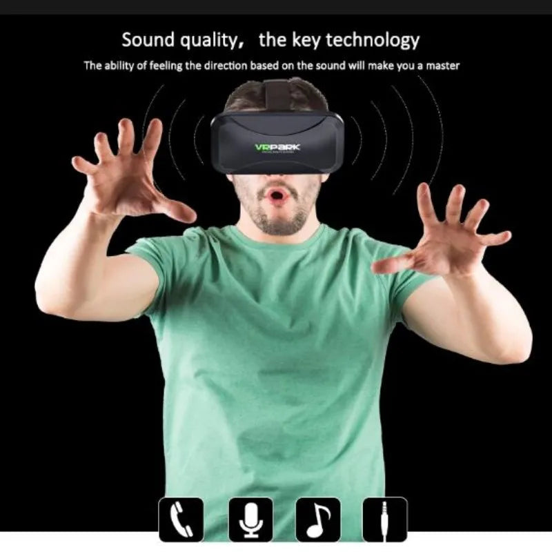 MetaNexus XR J30 VR headset box, showcasing 4K 3D glasses for iOS/Android phones up to 6.7". | MetaNexusXR