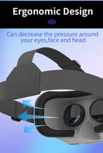 Black G15 IMAX VR headset with HD lenses and adjustable straps for 4.7-7in phones | MetaNexusXR