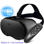 Original VRGpro X7 VR Virtual Reality 3D Glasses Box VR Google Cardboard Helmet for IOS Android 5-7" Smartphone,Wireless Rocker Metanexus XR